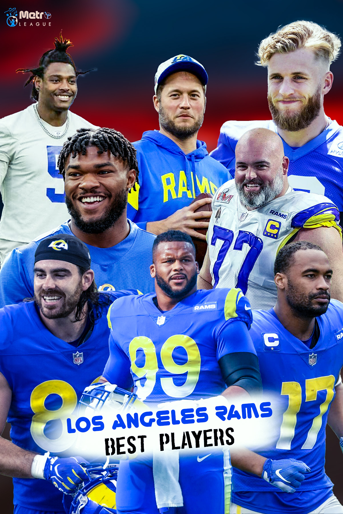 Los Angeles Rams Best Players of All Time Metro League