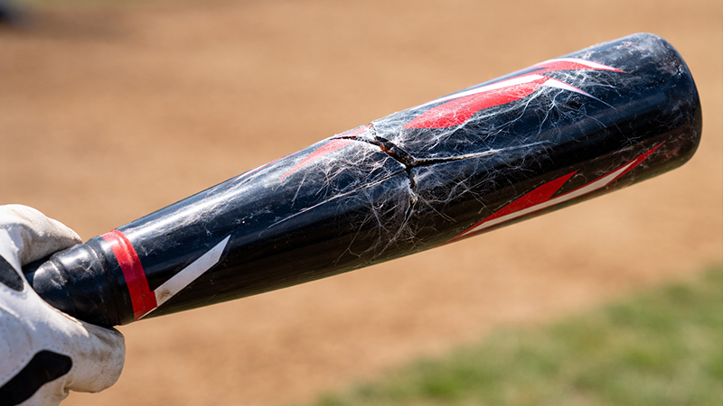 What Does A Cracked Composite Bat Look Like