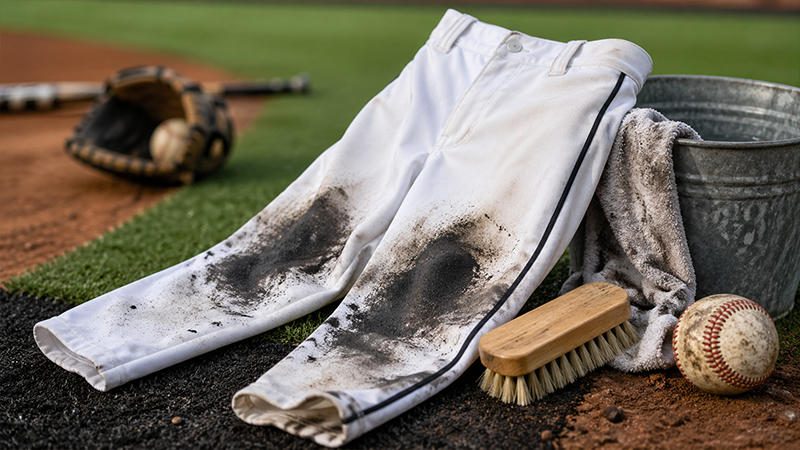 A Guide to Removing Stubborn Black Turf Stains from Baseball Pants