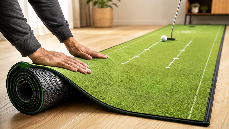 How To Flatten Perfect Practice Putting Mat?