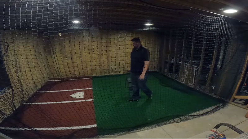 Put A Batting Cage In Your Basement