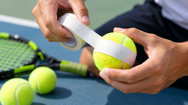 How to Tape a Tennis Ball: A Guide to Repairing and Preparing Your Ball