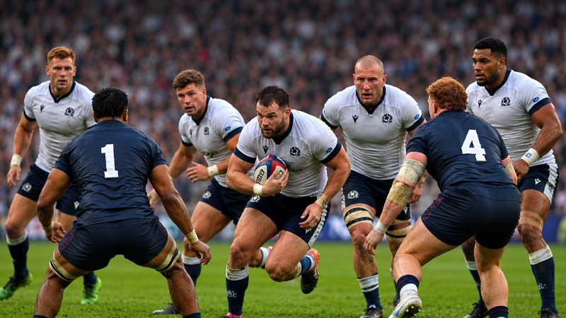 why dont rugby players have names on shirts