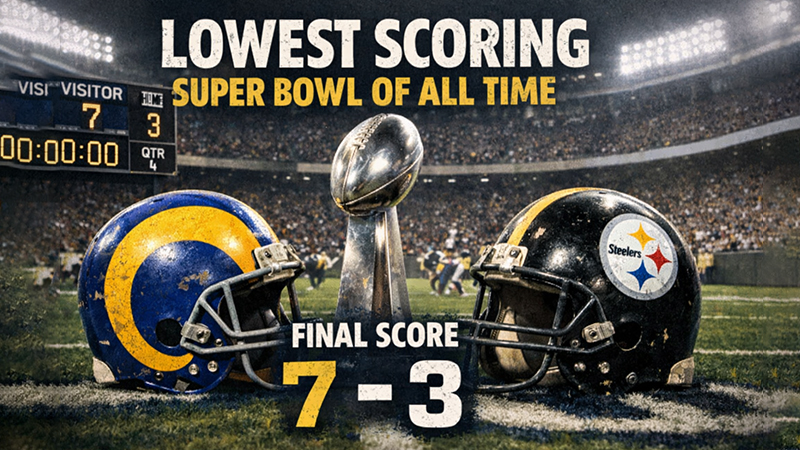 What's The Lowest Scoring Super Bowl Of All Time