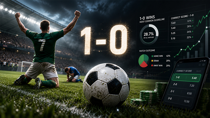 Decoding Football’s Most Common Narrow Victory and Its Betting Impact