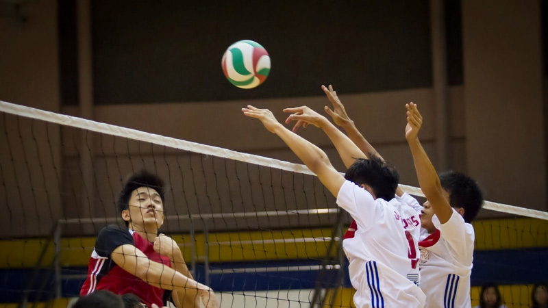 Hit The Net In Volleyball