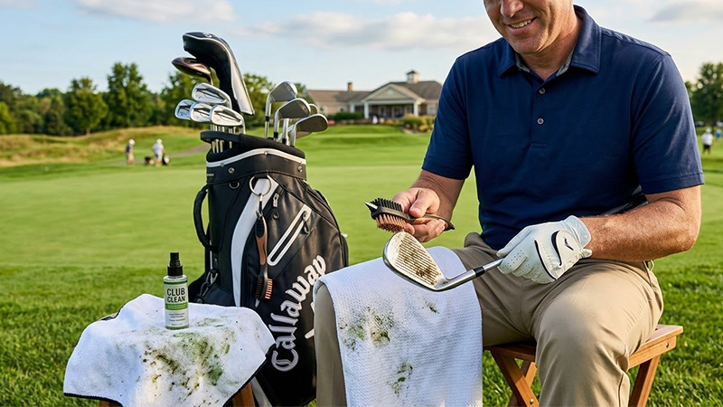 How To Use a Golf Brush