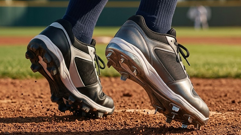 Molded vs. Metal Baseball Cleats