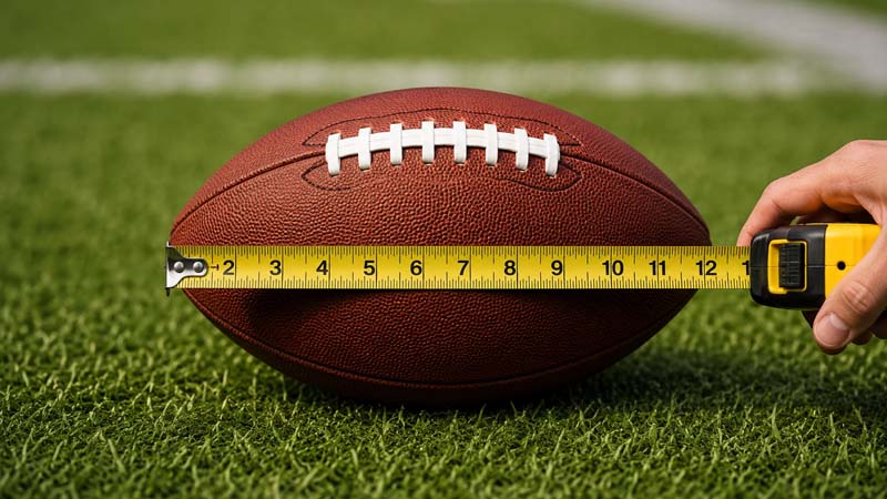 is a football a foot long