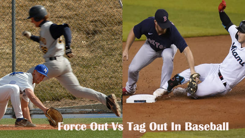 Force Out Vs Tag Out In Baseball