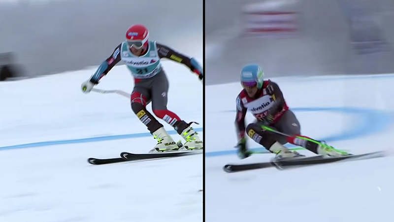 slalom and giant slalom