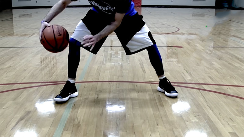 playing basketball in vapormax