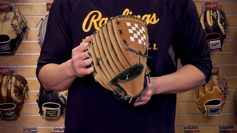 Holiberty Youth Durable Leather Baseball Pitcher Mitt Glove