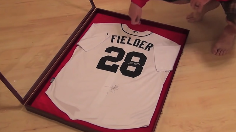 How To Frame Signed Jersey