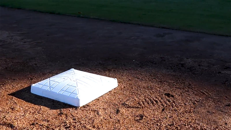 How far is home plate to first base