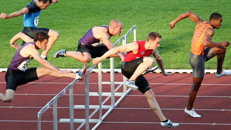 How many hurdles are there
