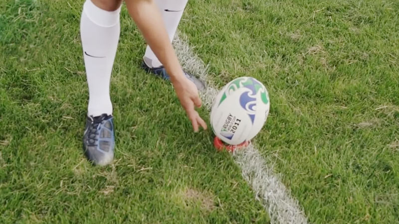 When can you kick a drop goal in rugby?