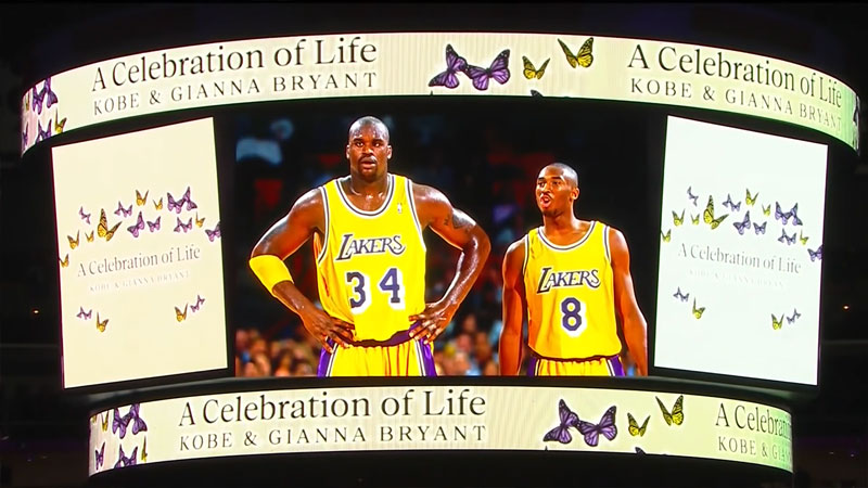 Kobe Bryant-to-Shaquille O'Neal