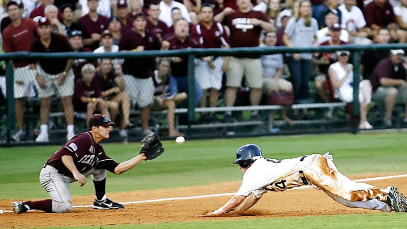 What is playing first base in baseball?