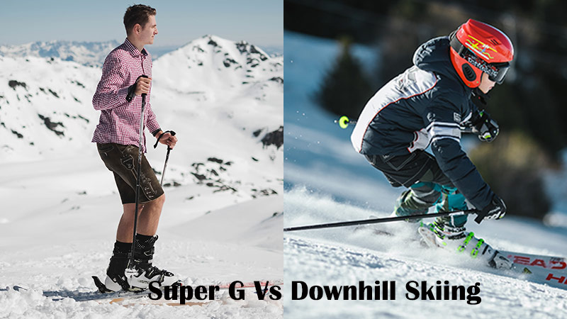 Super G And Downhill Skiing
