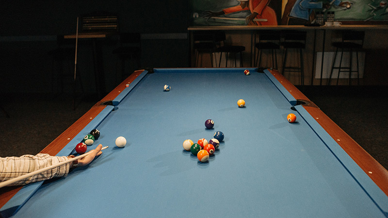 What color is each pool ball?