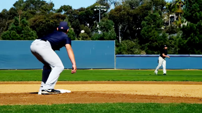 If you tag up and the ball goes through your legs, it’s called an out