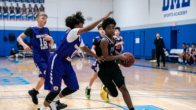 What size basketball is used in middle school?