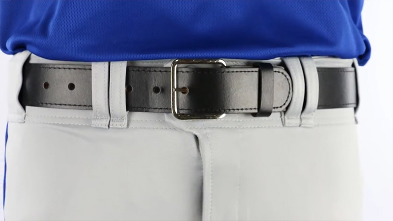 What do Stanford baseball players wear on their belt