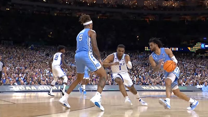 Use a Quick Dribble To Create an Open Lane