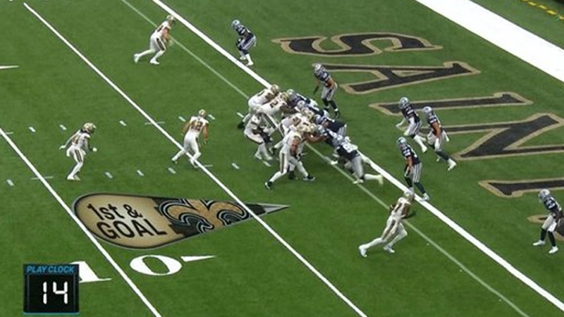 When did the NFL change the out of bounds clock rule?