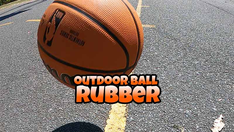 rubber basketball