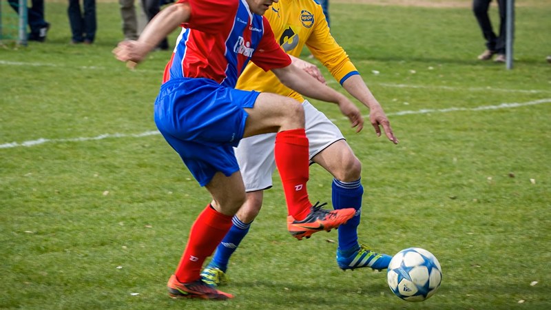 Striker In Soccer