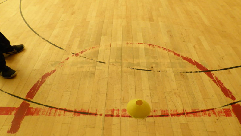 roller skate on wooden floors