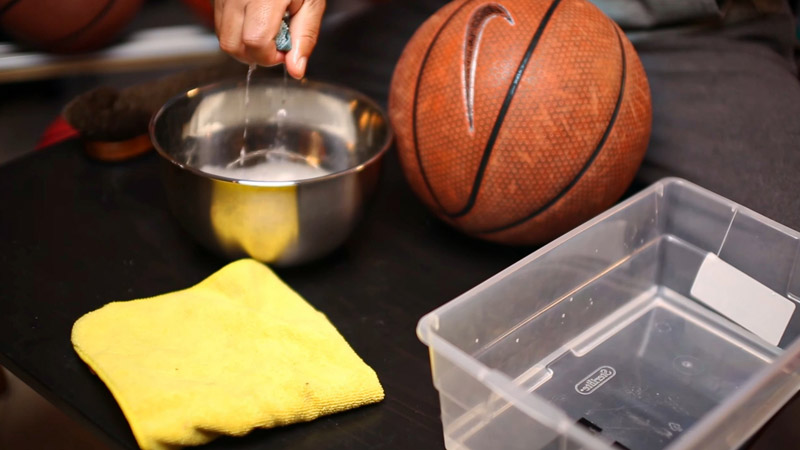 Clean a Basketball