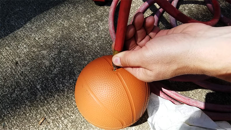 How to Deflate A Basketball Using an Air Pressure Gauge