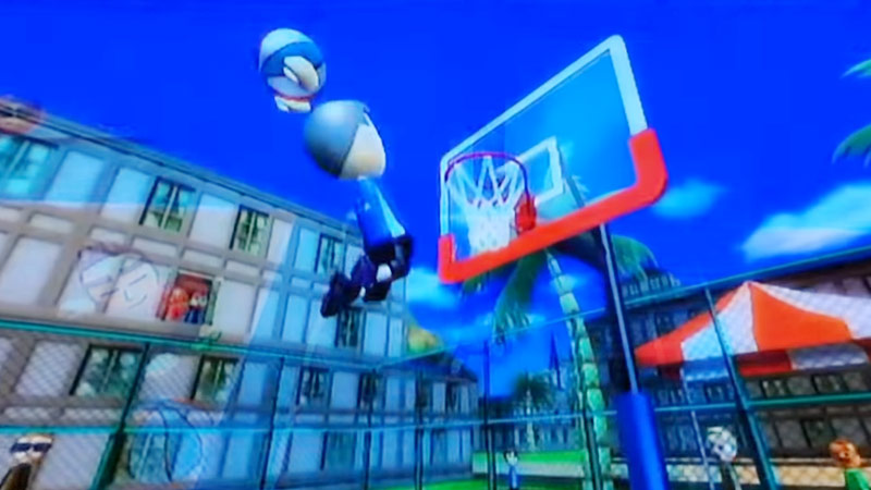 jump higher in Wii Sports Basketball