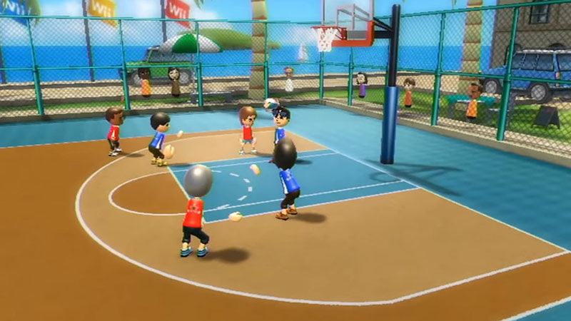 Tommy in Wii Sports Resort Basketball