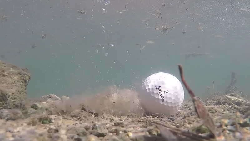 Golf Balls Get Waterlogged