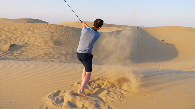 Ground Your Club In A Sand Trap