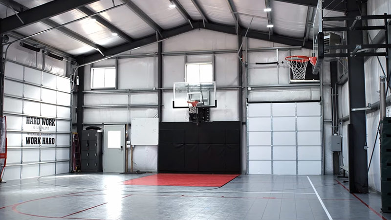 High Ceiling For Basketball Court