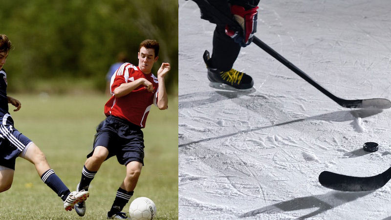 Hockey Vs football