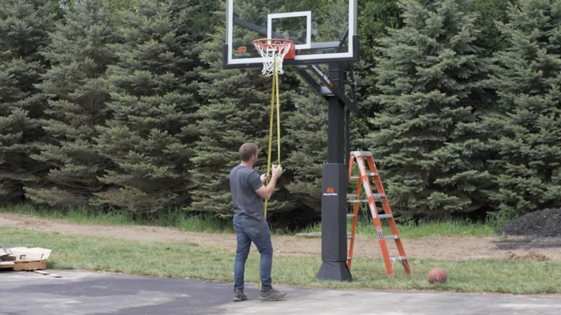 ground basketball hoop