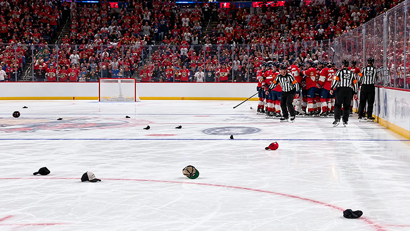Ice Hockey Hat Trick