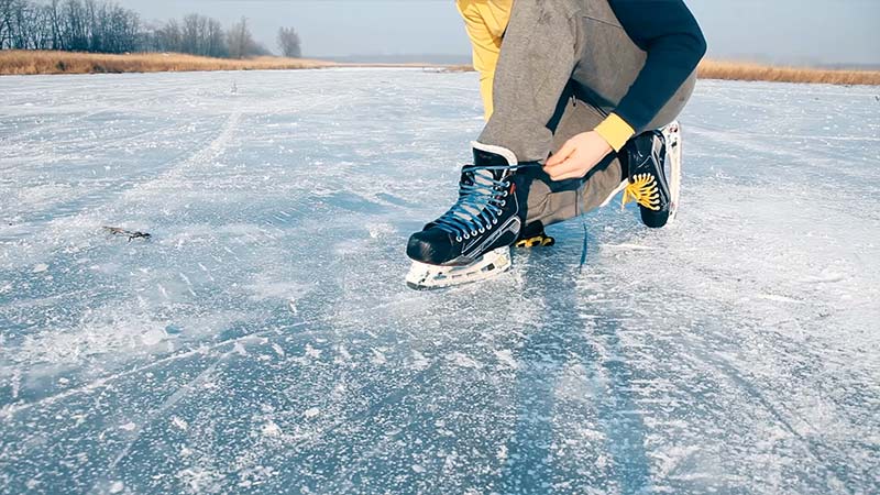 get cut on ice skates