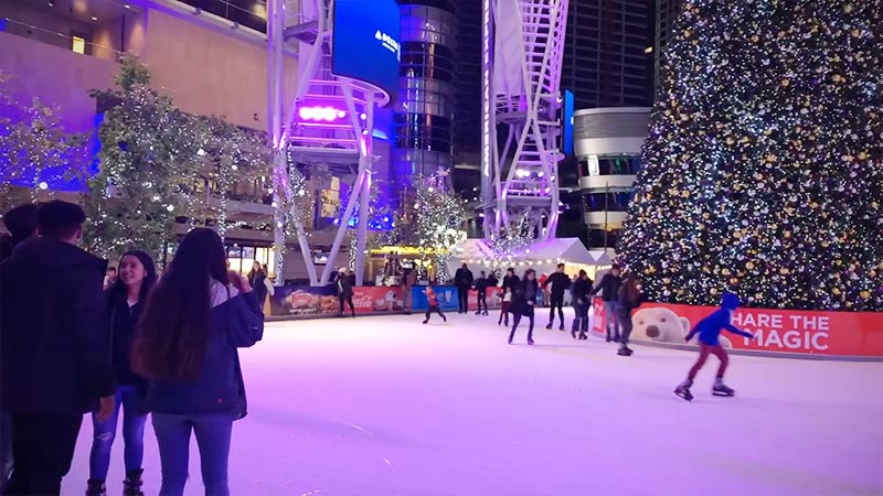 Ice Skating Downtown