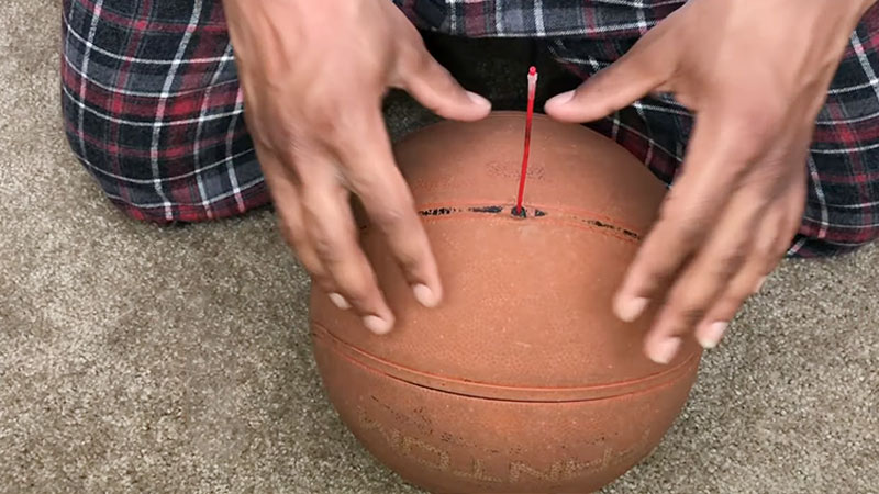 Inflate Basketball Without Needle