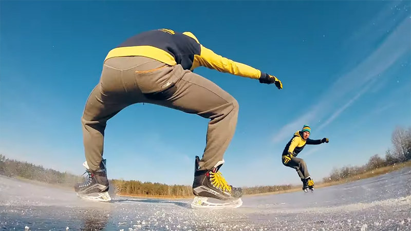 ice skating