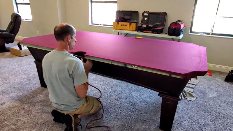 Put Felt on a Pool Table