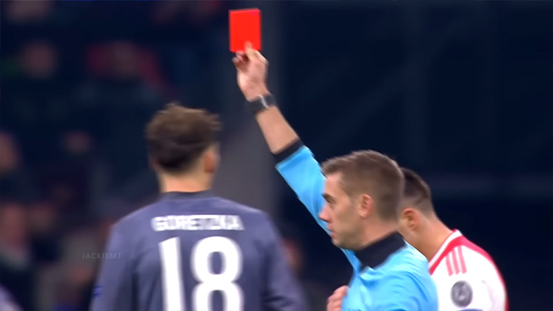 Red Card In Soccer