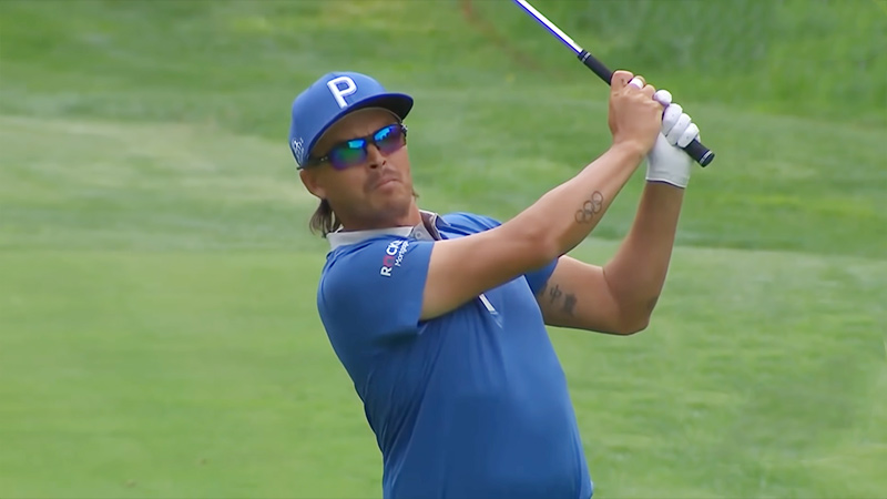 Rickie Fowler Playing Golf
